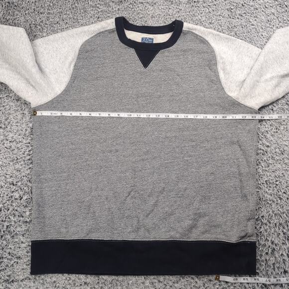 J. Crew Gray and Black Sweatshirt - Picture 3 of 6